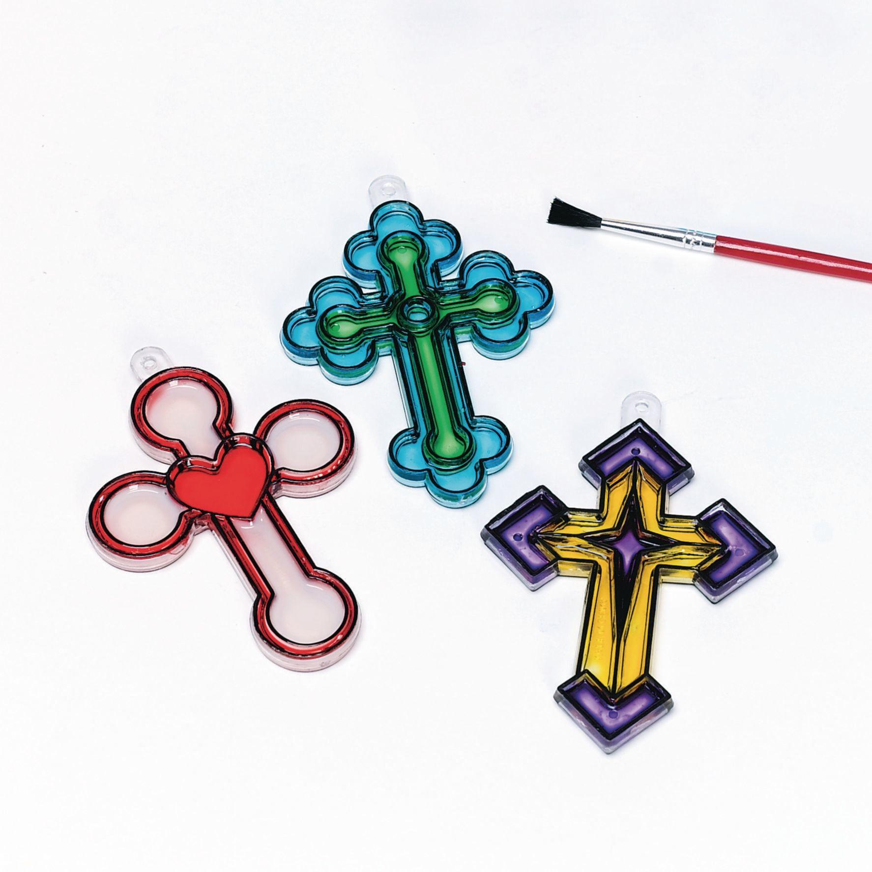 Cross Sun Catchers Craft Kit (Pack of 12)