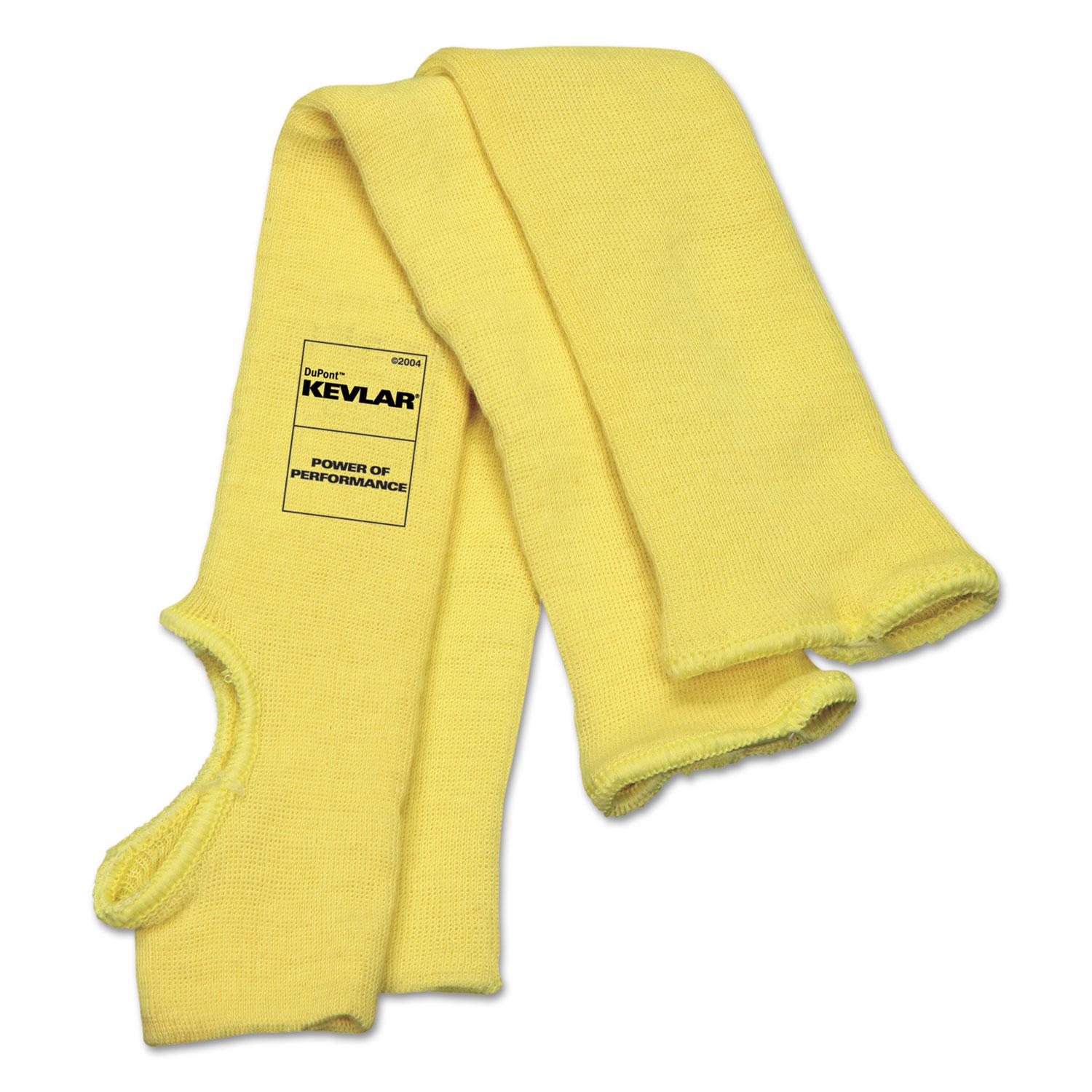MCR™ Safety Economy Series DuPont Kevlar Fiber Sleeves, One Size Fits All, Yellow, 1 Pair