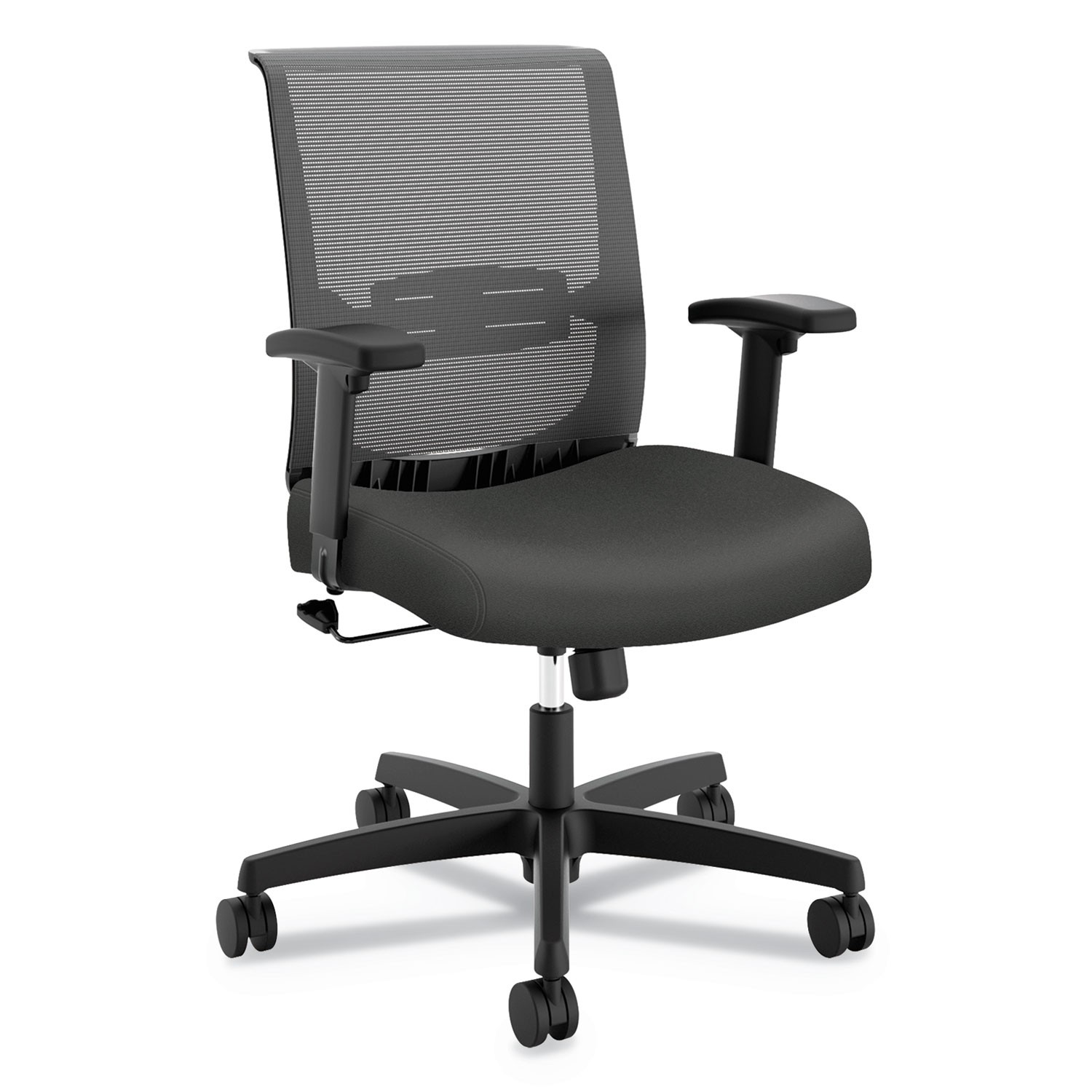 Convergence Mid-Back Task Chair, Synchro-Tilt and Seat Glide, Supports ...