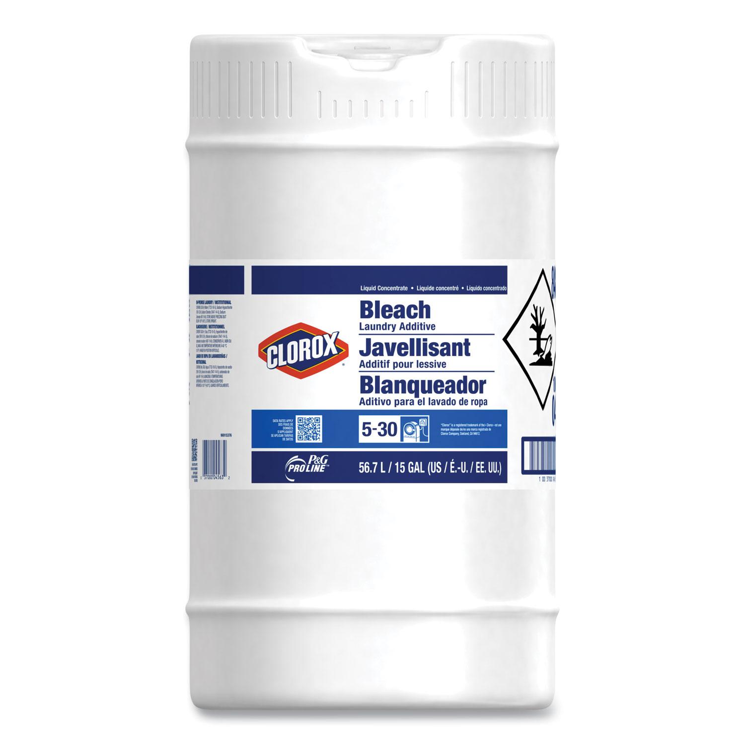 Clorox Bleach Laundry Additive, 55 gal Drum (348RH)
