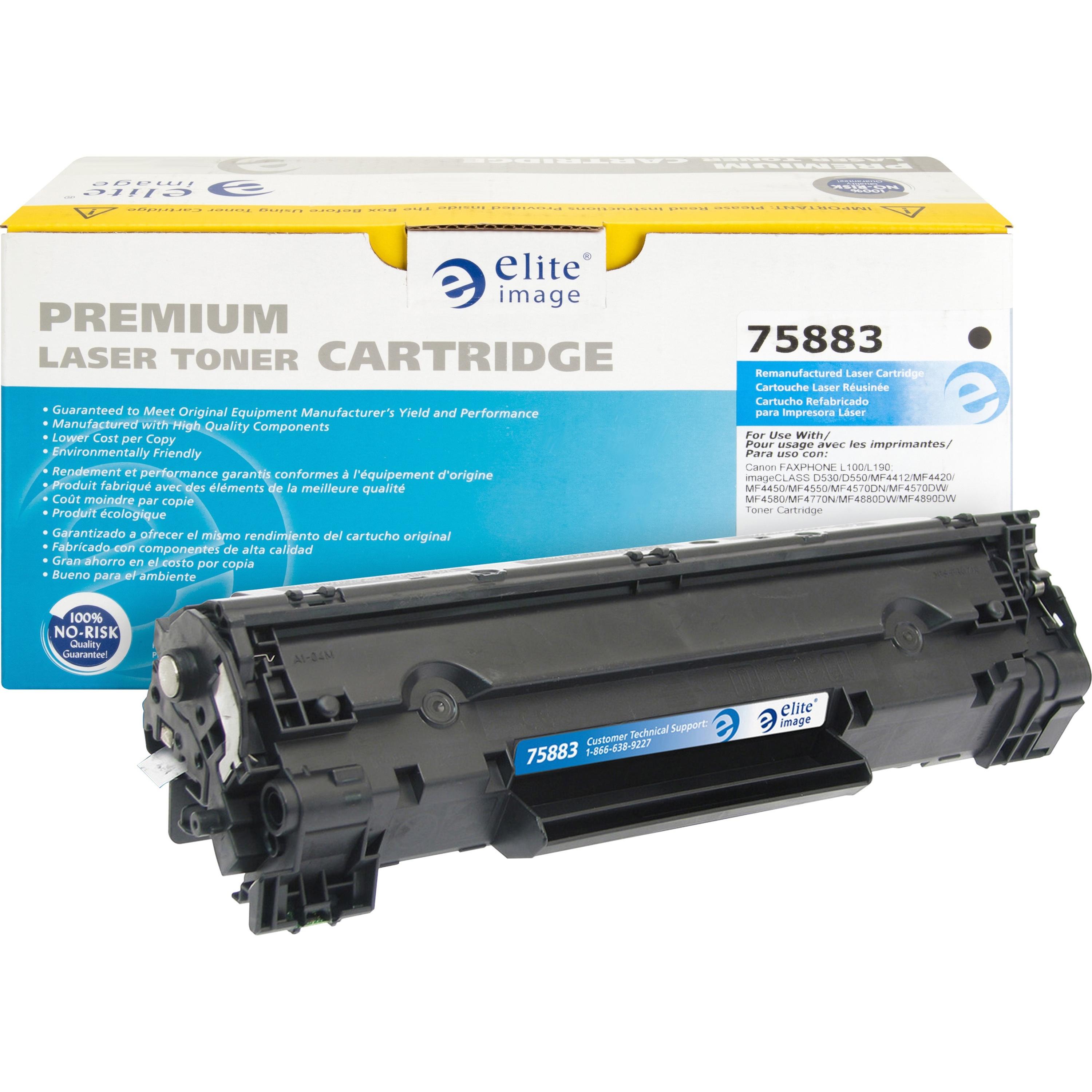 Reman Toner Cartridge, f/CNM Cartr128, 2100 Pg Yield, Black
