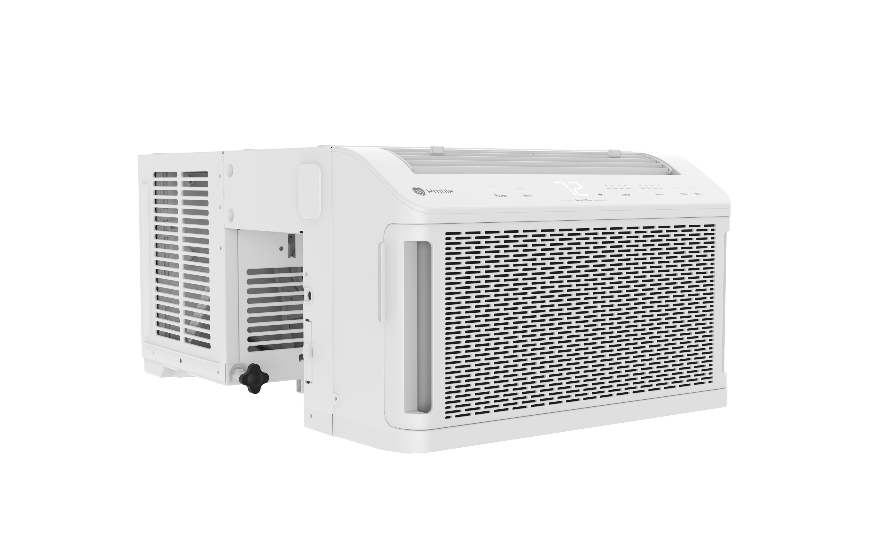 GE® Profile ClearView™ 8,300 BTU Smart Ultra Quiet Window Air Conditioner for Medium Rooms up to 350 sq. ft., White