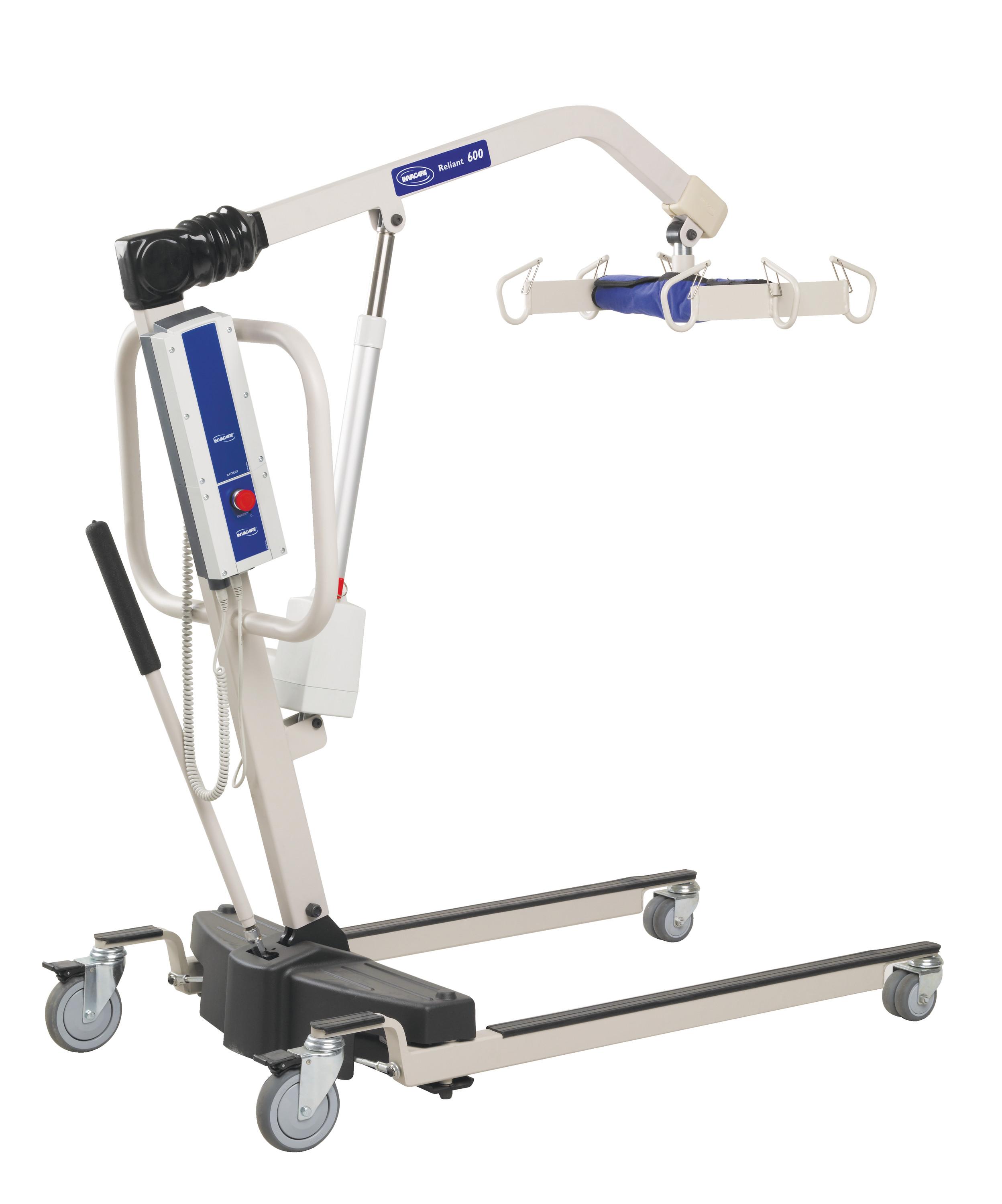 Reliant 600 Series Bariatric Floor Lift, Manual Low-Height Base, 600 lb. Weight Capacity