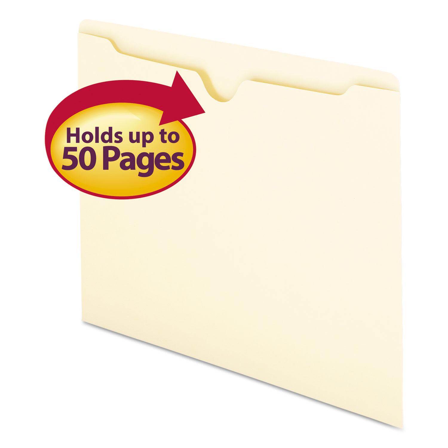 Smead Manila File Jackets, Letter, 11 Point, Manila, 100/Box