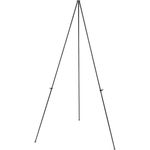 Universal® Instant Setup Foldaway Easel, Adjusts 15" to 61" High, Steel, Black