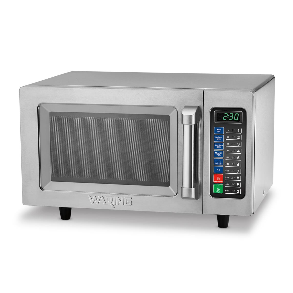 Waring WMO90 Medium-Duty Microwave Oven, .9 Cubic Feet, 120V-1000W