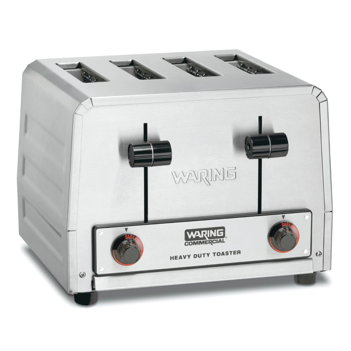 Waring WCT805B 4-Slice Heavy-Duty Commercial Toaster, 208V