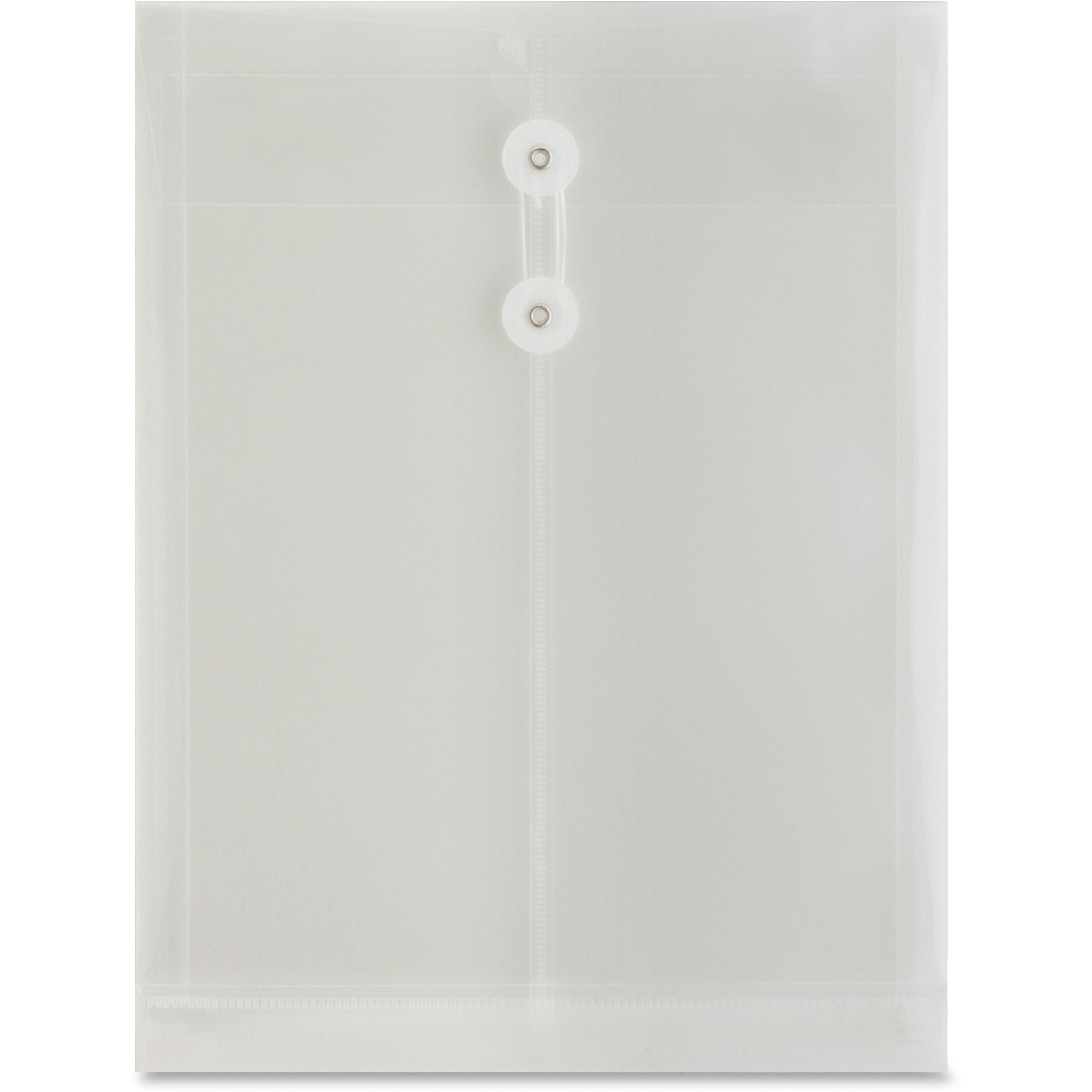 Inter-Departmental Poly Envelope,Top Opening,10"x13",Clear