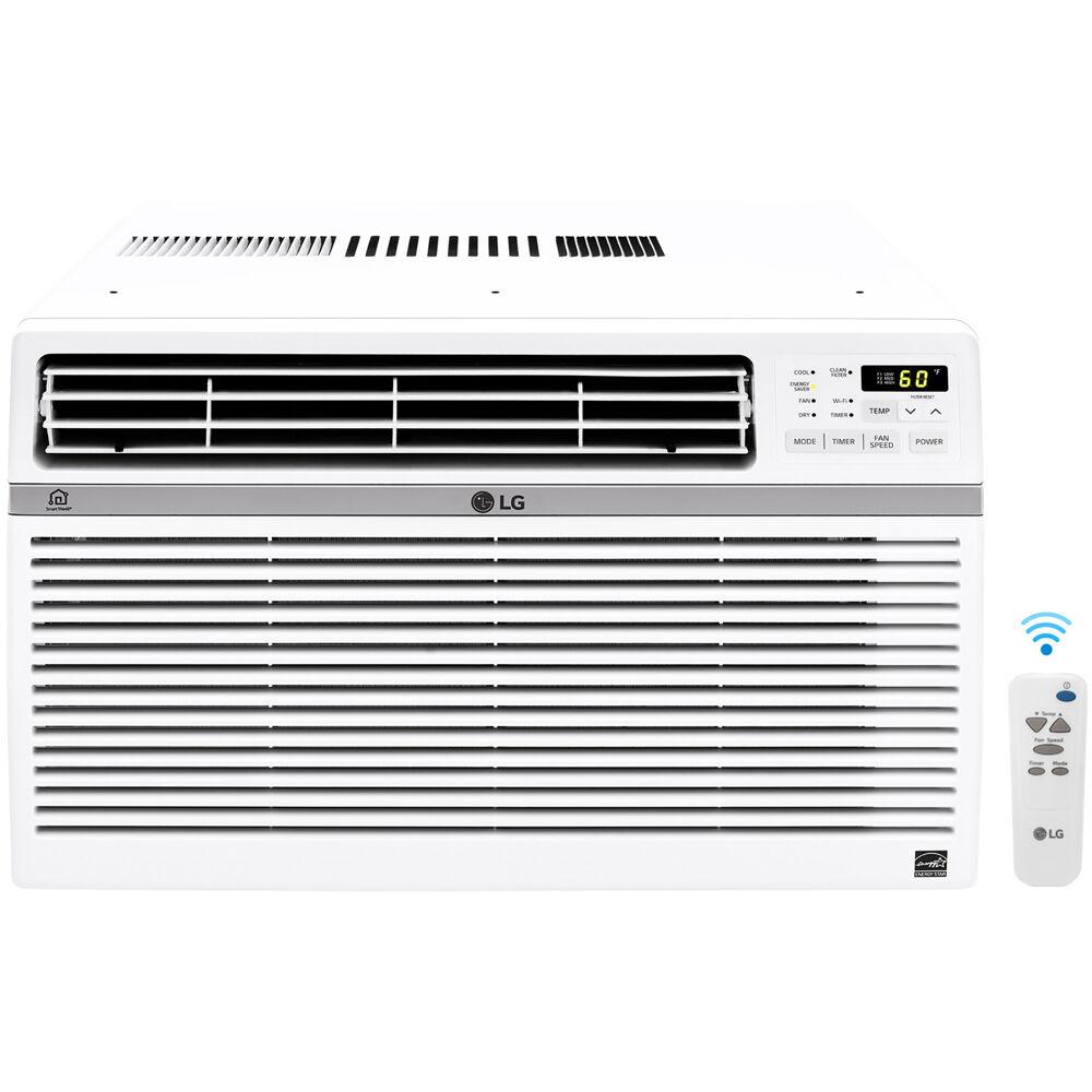 LG 12,000 BTU 115V Window-Mounted Air Conditioner, ENERGY STAR, Wi-Fi Control