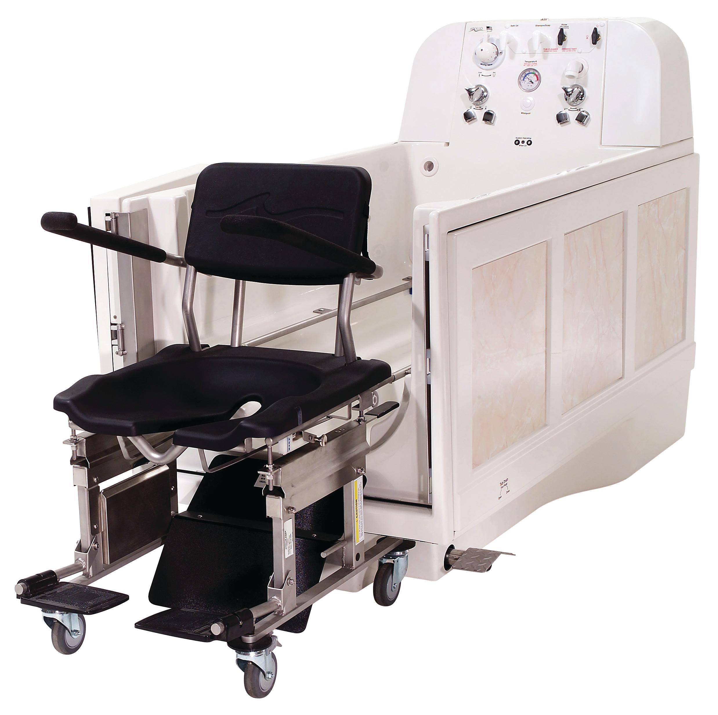 Apollo Advantage Whirlpool Tub with Level Glide and Digital Scale