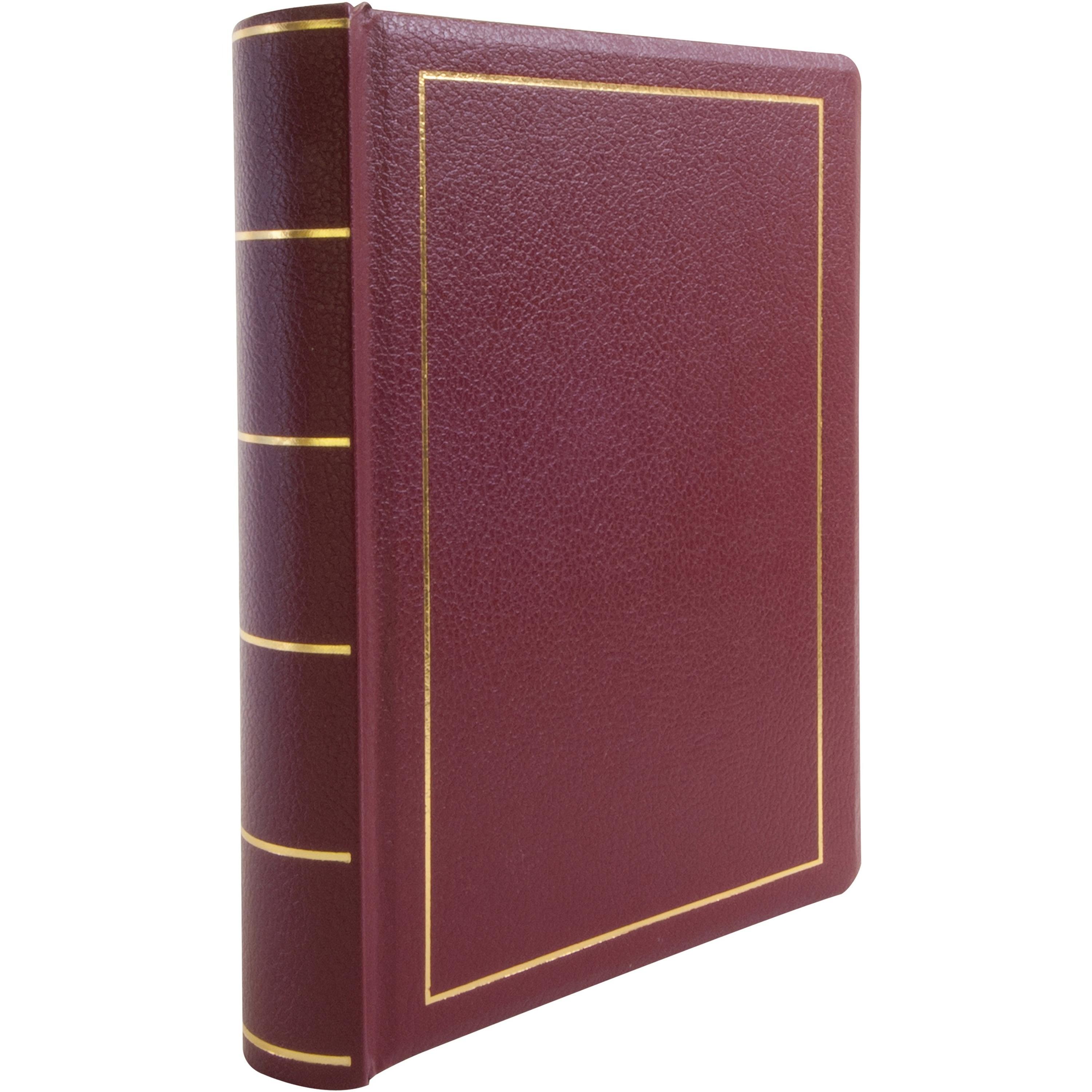 Minute Book, 250-Sheet Capacity, 8-1/2"x11", Red