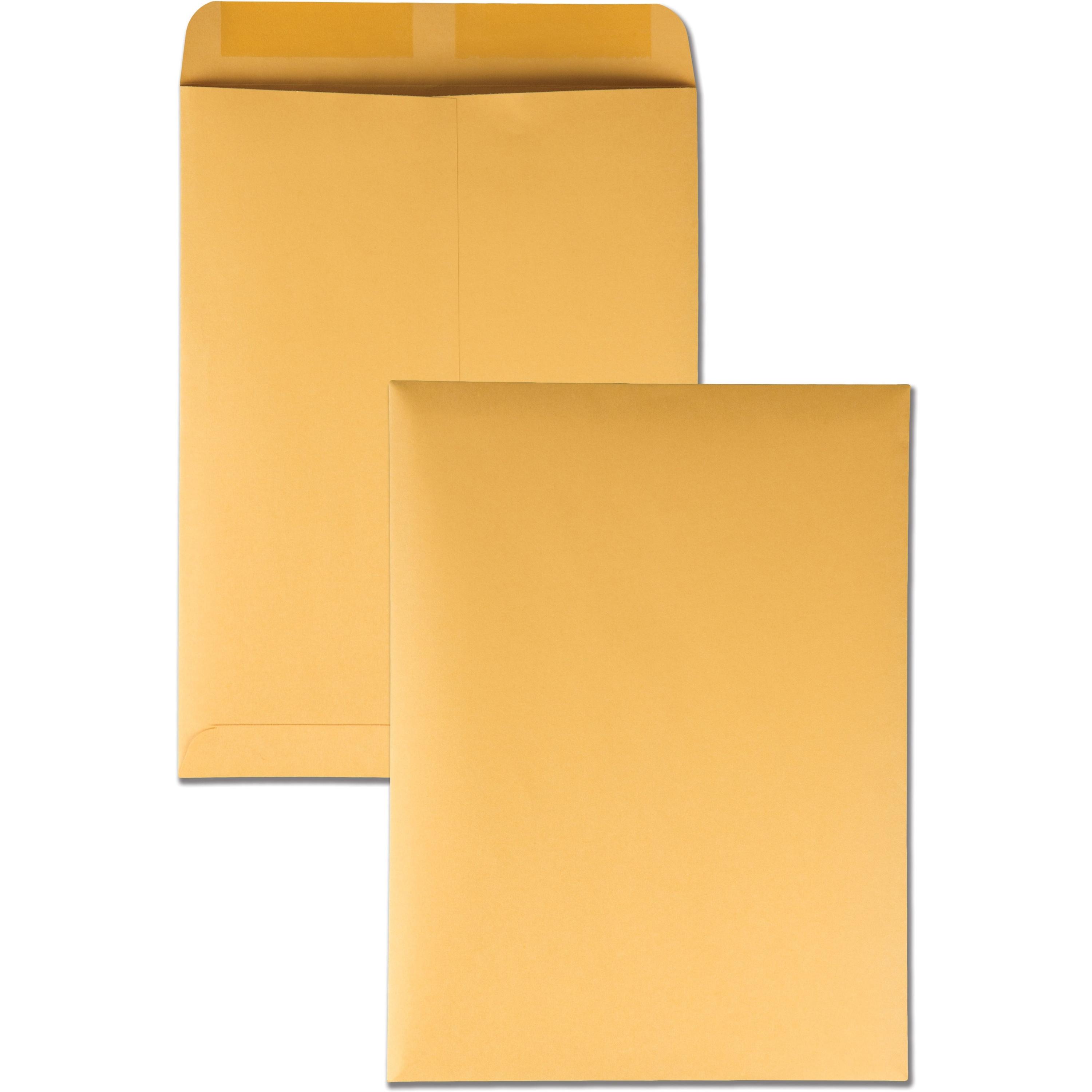 Catalog Envelope, Plain, 28Lb, 9"x12", 100/BX, Kraft