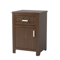 Quick-Ship Evanston 1-Door/1-Drawer Bedside Cabinet