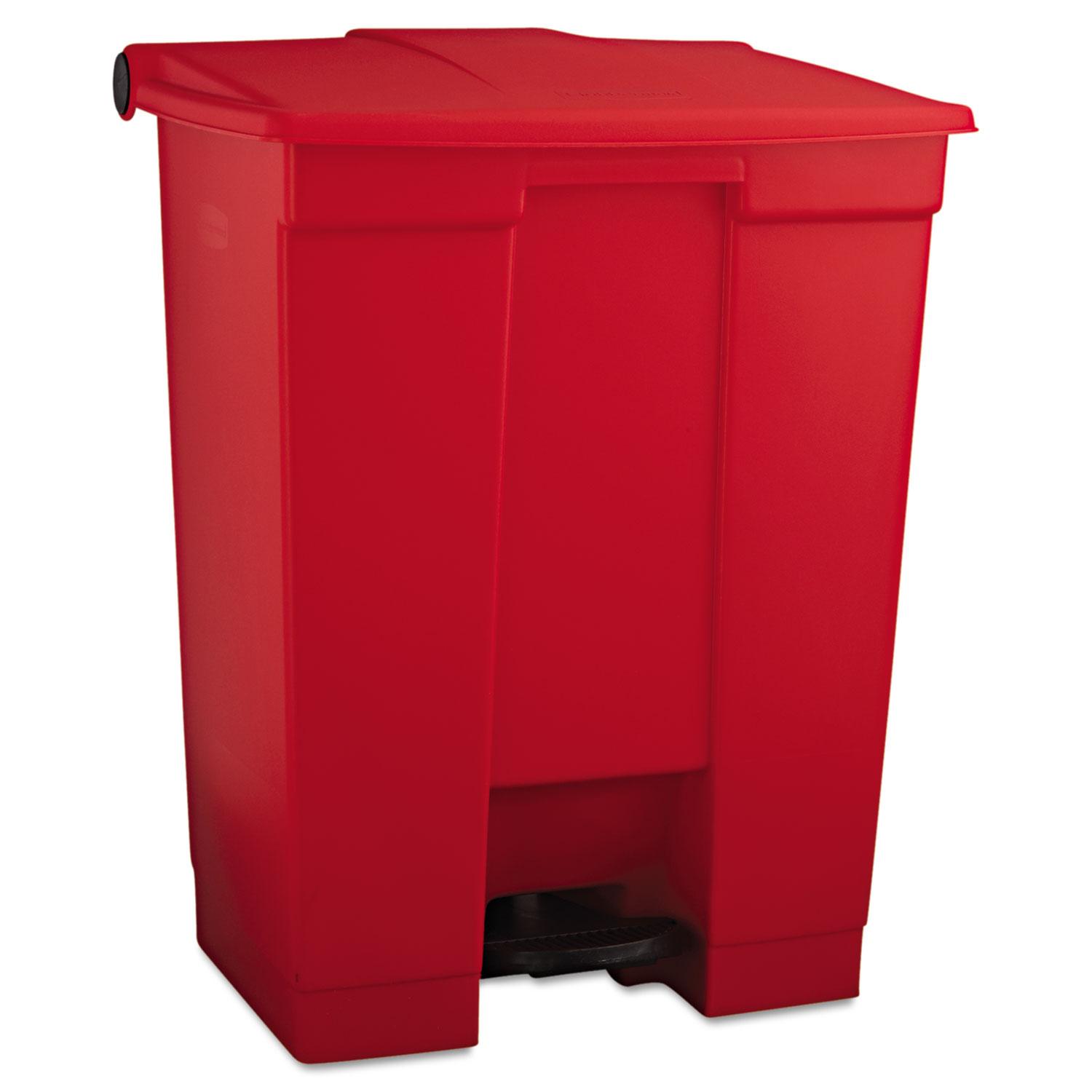 Rubbermaid Waste Receptacle, 18 Gallon, Step On, FM, Rectangular ...