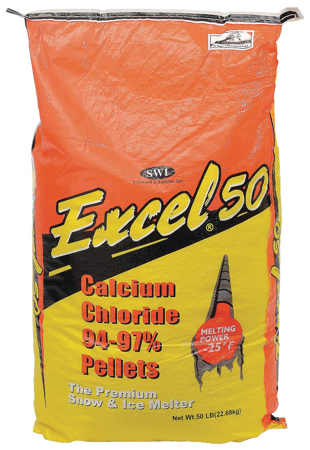 Excel Calcium Chloride Ice Melt, 50 lb. Bag