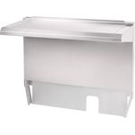 22"H Back Riser with Solid Shelf