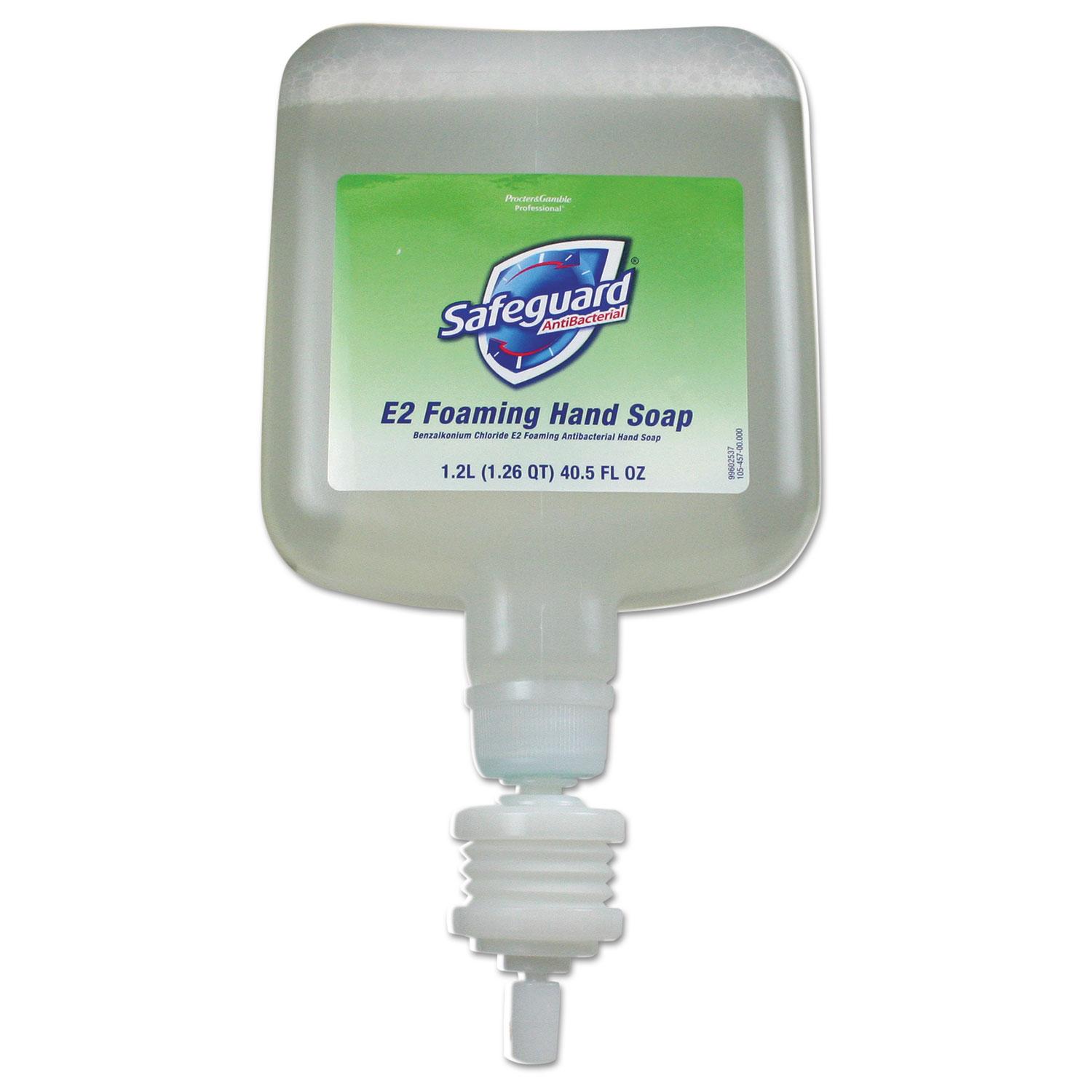 Safeguard™ Professional Safeguard Antibacterial Foam Hand Soap, E-2 Formula, 1200 ml Refill, 4/Carton
