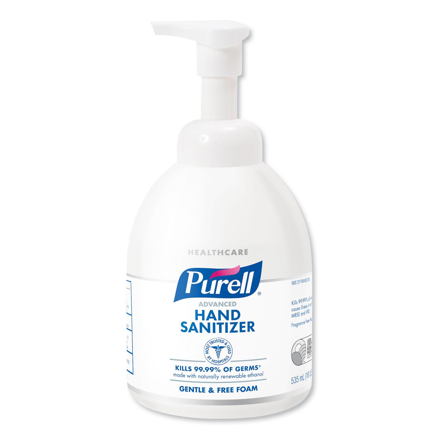 PURELL® Advanced Green Certified Instant Hand Sanitizer Foam, 535 ml Bottle