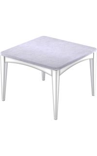 Four-Leg Dining Tabletop Only, Thermolaminate with Half Bullnose Edge, 42"x42"