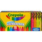Sidewalk Chalk, Washable, 64/BX, Assorted