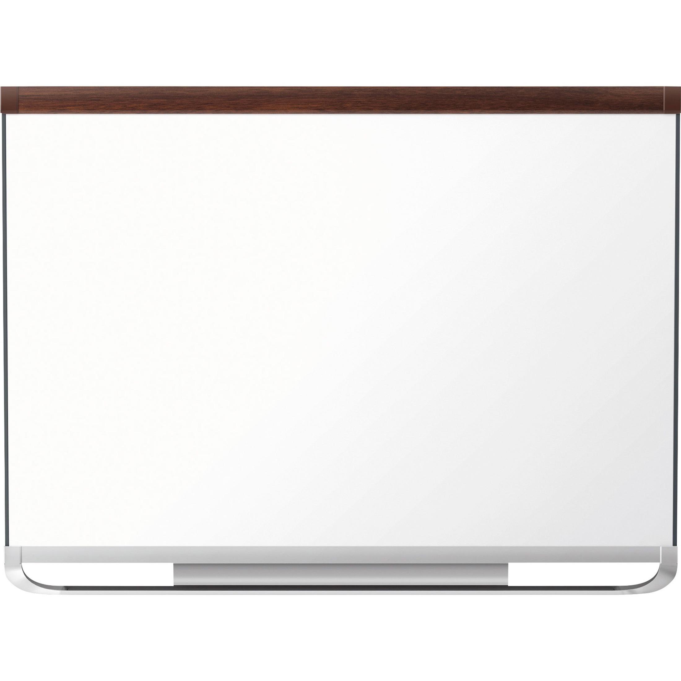 Dry Erase Board, Magnetic, Mahogany Frame, 4' x 3', WE