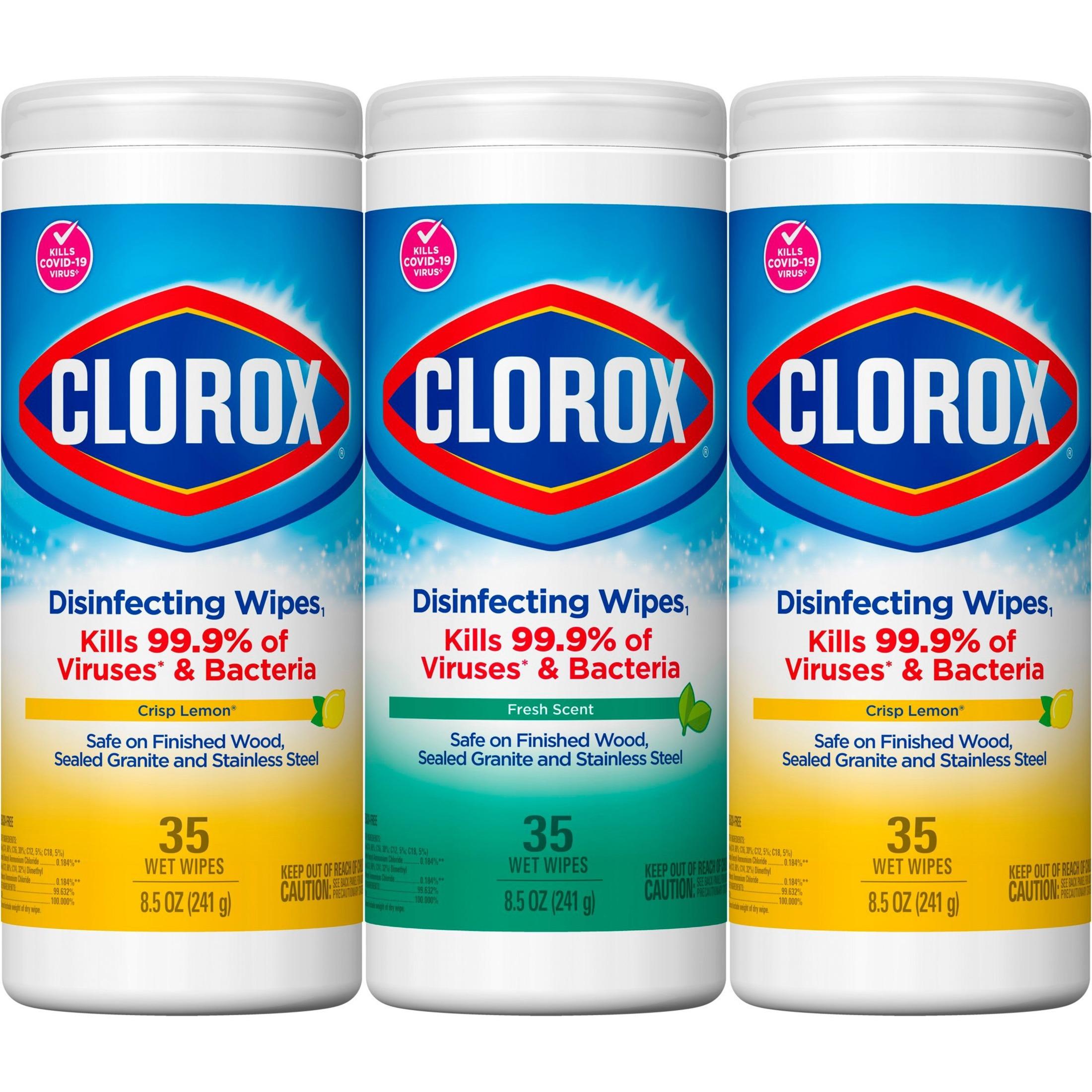 Clorox Disinfecting Cleaning Wipes Value (Pack of 3)