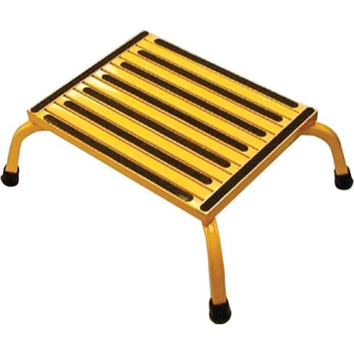 Safety Step Bariatric Step Stool Universal, Silver (4T414) | Direct Supply