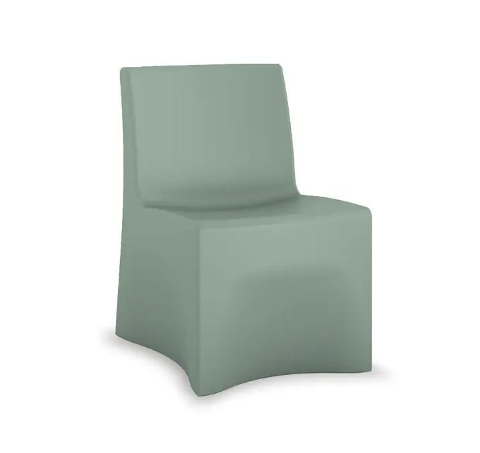 Vesta Guest Armless Chair -Finish: Sage