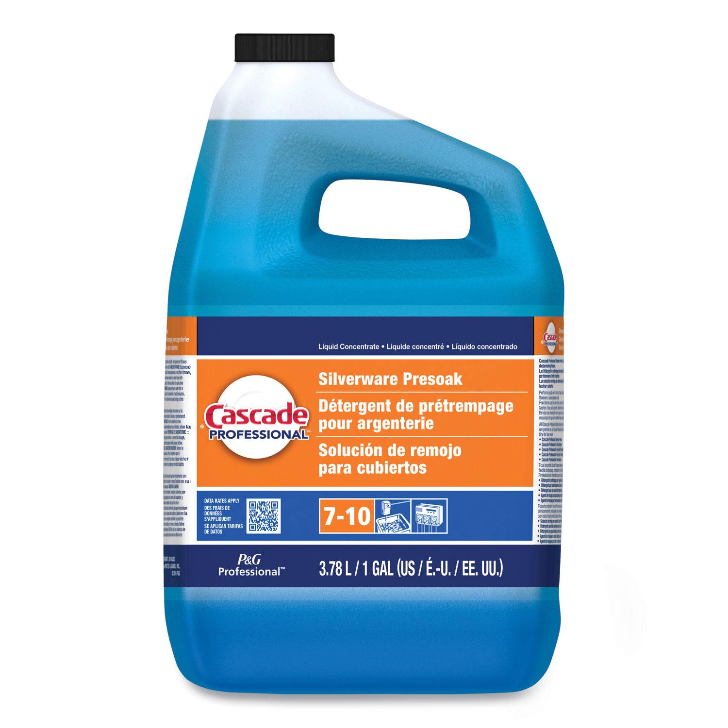 Cascade Professional™ Silverware Presoak, Mild Citrus, 1 gal, 2/Carton