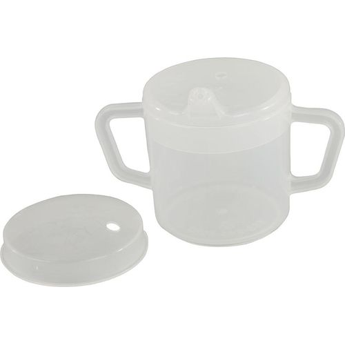 Independence Clear Mugs with Two Handles 3 Pack : 9 ounce clear