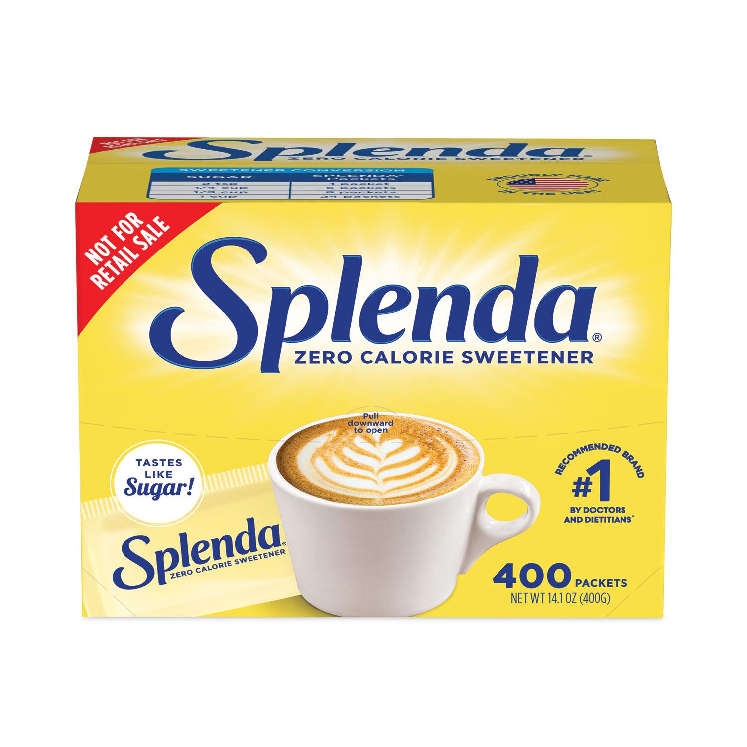 Splenda® No Calorie Sweetener Packets, 400/Box