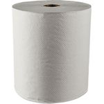 Scott® Hard Roll Towels, 100% Recycled, 1.5" Core, White, 8" x 800ft, 12 Rolls/Carton