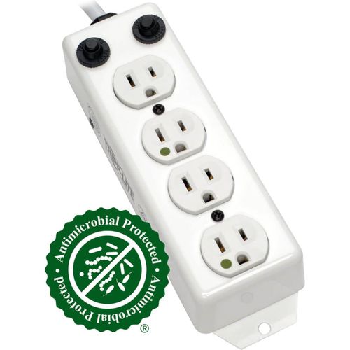 Power Strip Medical Hospital Grade UL1363A 4 Outlet 15A 7ft Cord