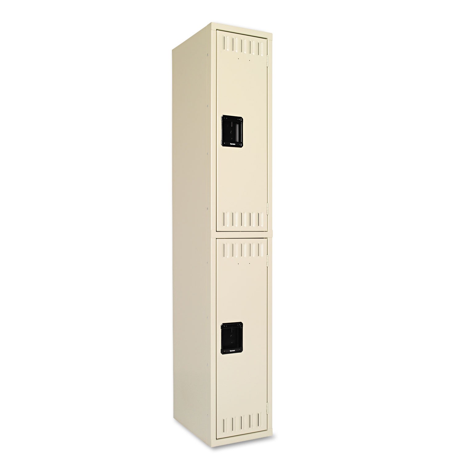 Tennsco Double Tier Locker, Single Stack, 12"W x 18"D x 72"H, Sand