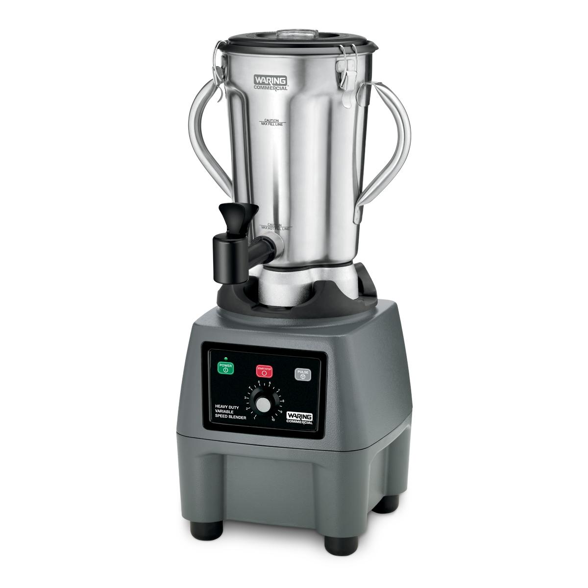 Waring CB15VSF One Gallon, 3.75 HP Blender, Variable Speed, Electronic Touchpad Controls with Spigot