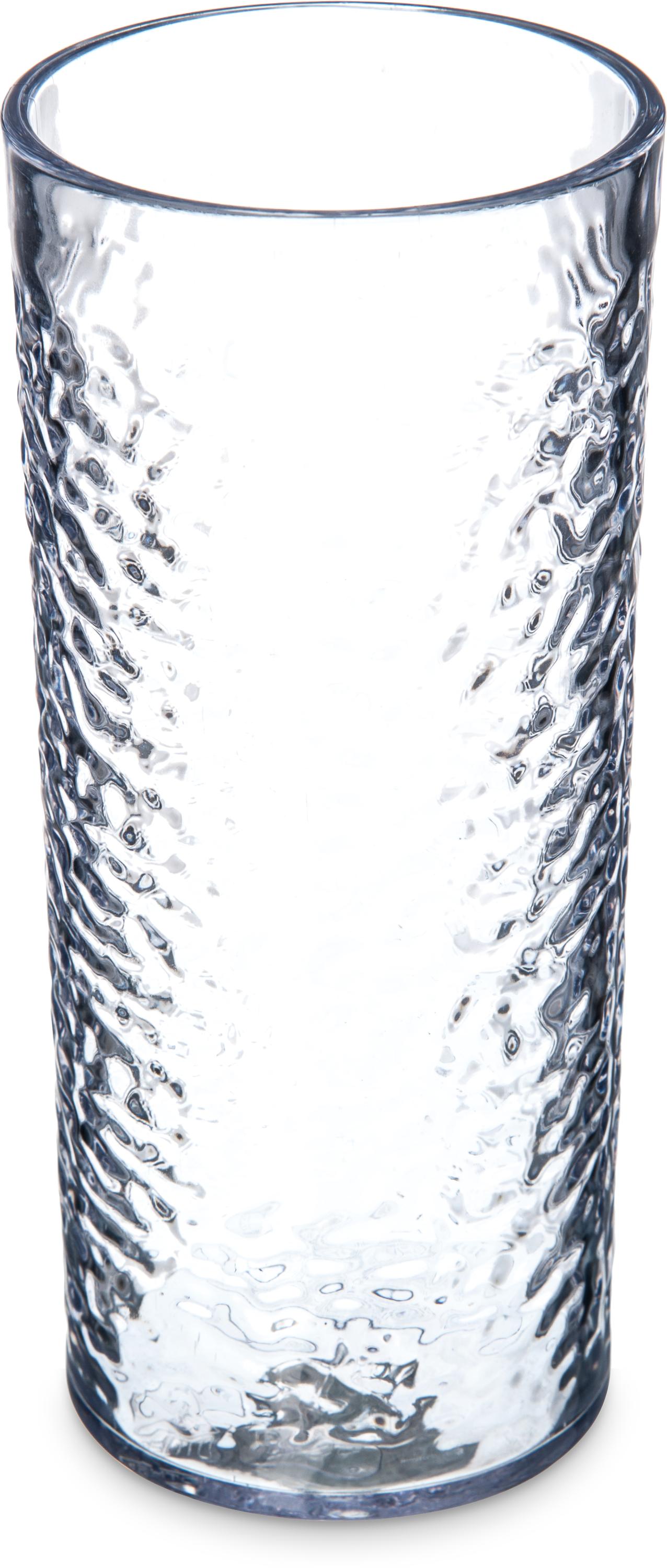 Pebble Optic™ SAN Plastic Tumbler 20 oz - Clear