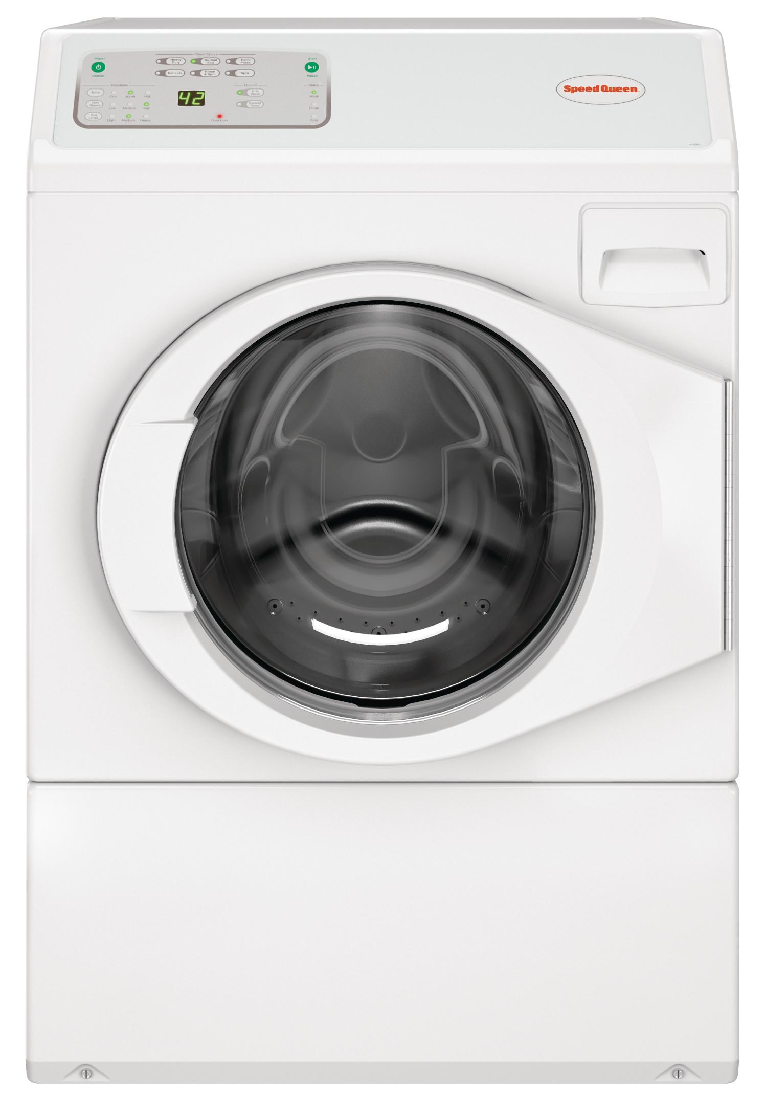 Speed Queen 3.42 Cu. Ft. Light Commercial Front-Load Washer, ADA, White