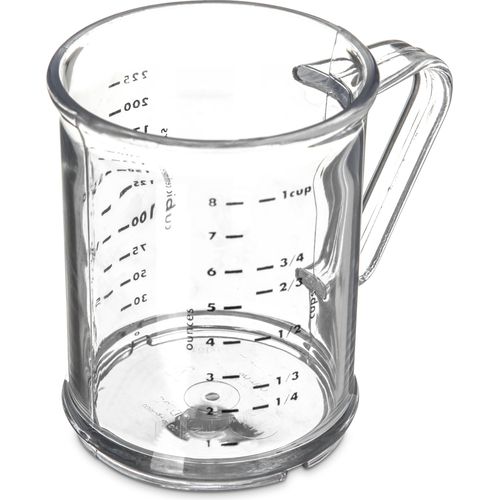 8 oz. Clear Glass Measuring Cup – Ladle & Blade