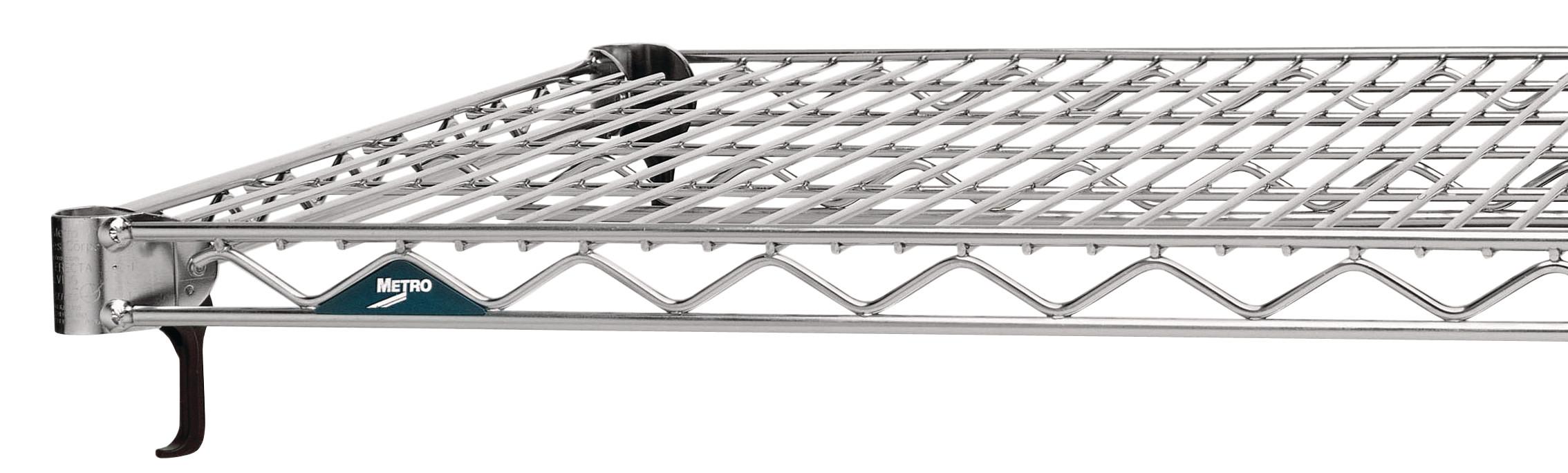 Super Adjustable SE Shelving, Wire Shelf, 42"L x 18"W, Stainless