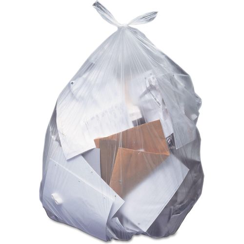 40-45 Gallon Black Repro Trash Bags - 2 Mil