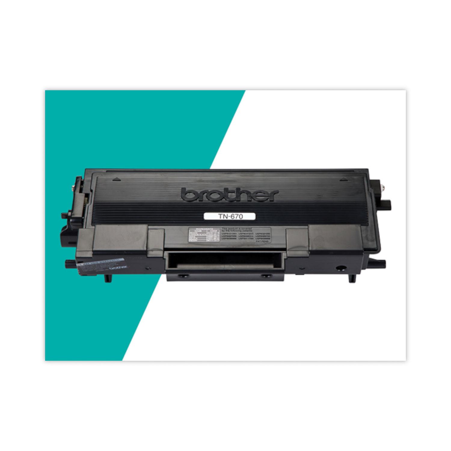 Brother TN670 High-Yield Toner, Black