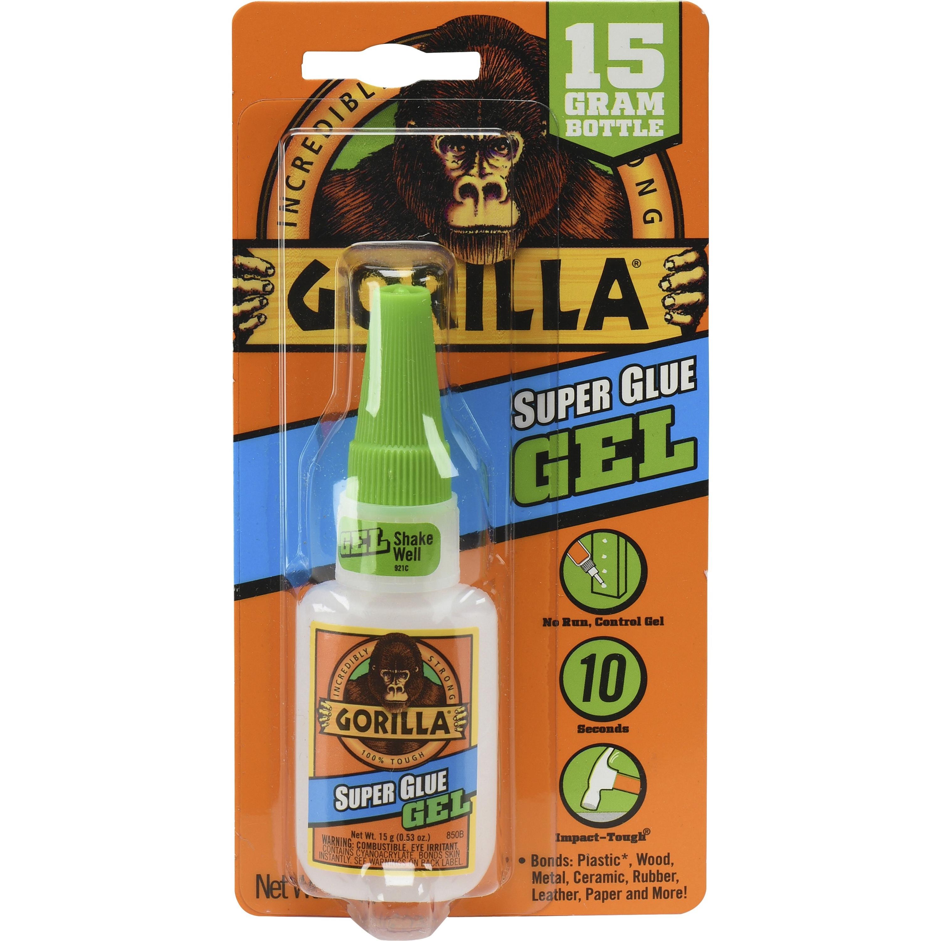 Super Glue, Gel, 0.53 oz, Clear