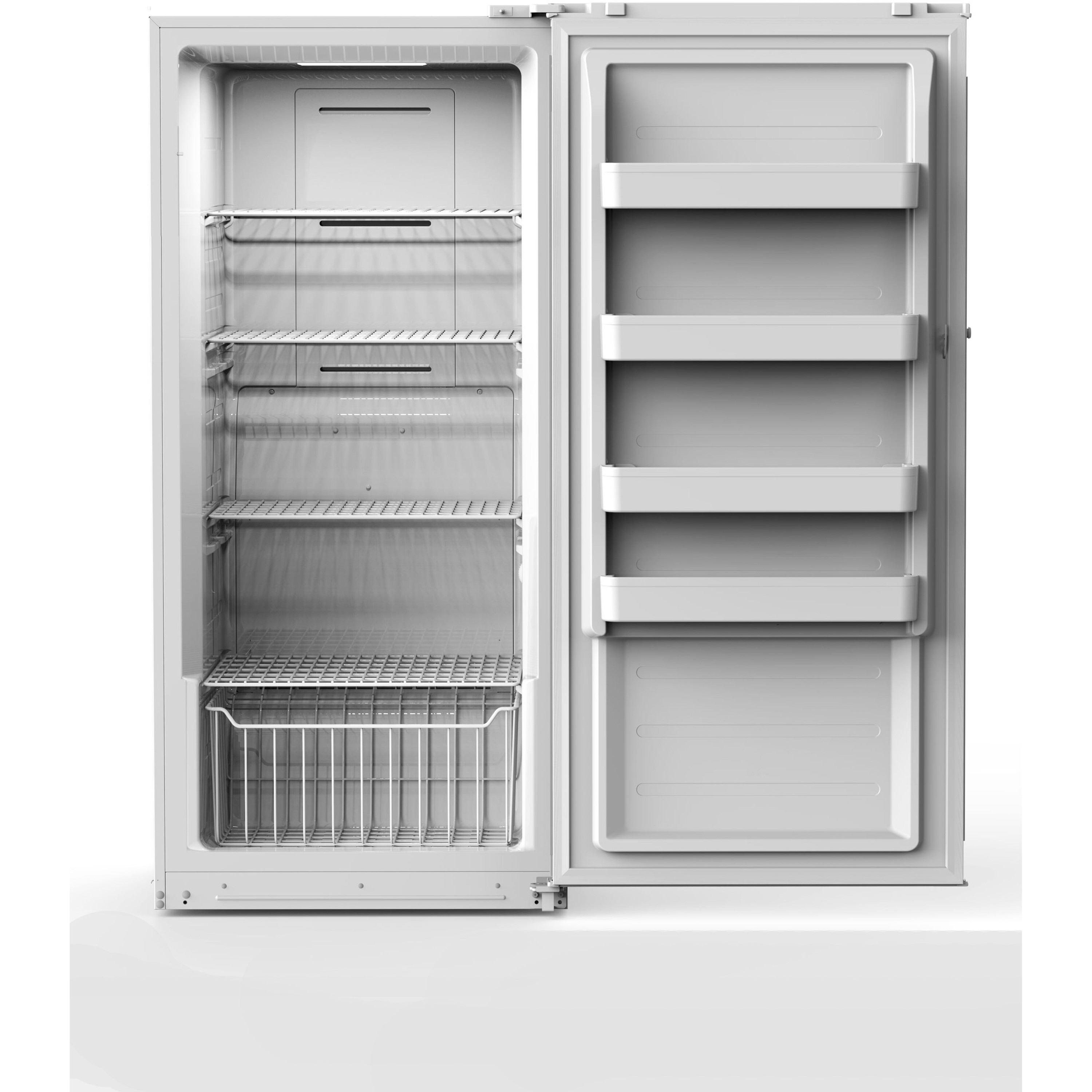 Midea 13.8-Cu. Ft. Upright Convertible Freezer in White
