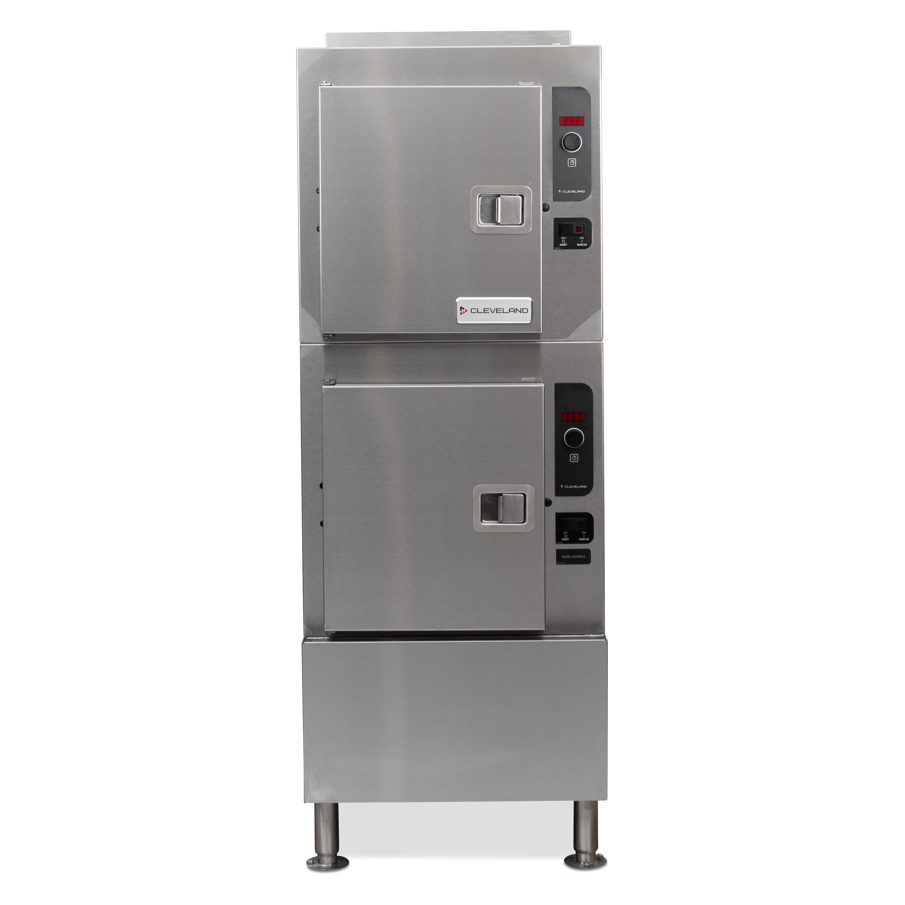 6-Pan, 2-Compartment Powersteam Deluxe Convection Steamer w/ Cabinet ...
