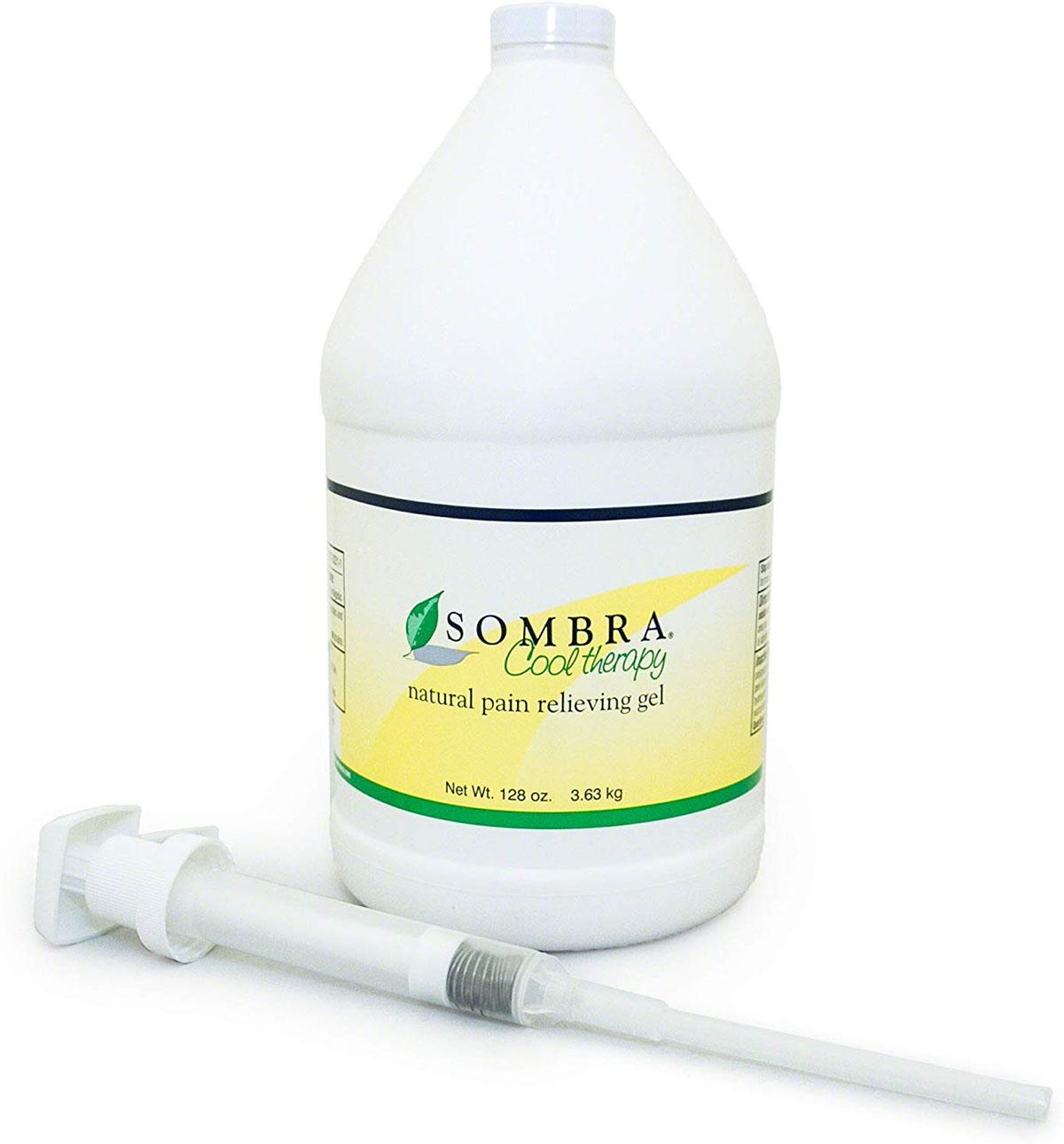 Sombra, Cool Therapy Pain Relieving Gel, 1 Gallon with Pump