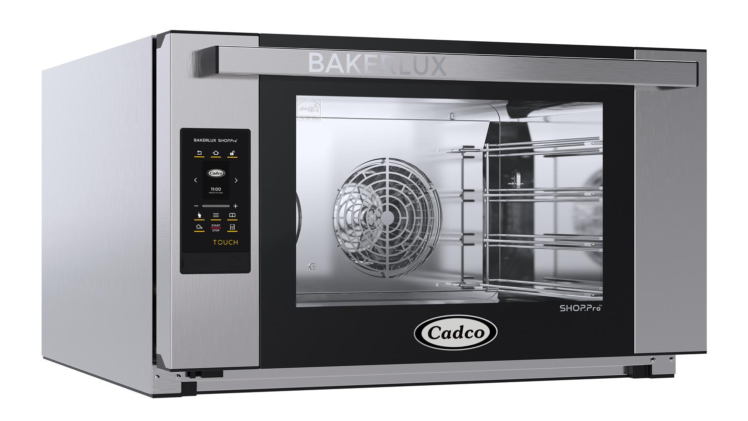 Cadco BAKERLUX Full Size Convection Oven, 4 shelf, 220v (With Humidity), TOUCH Panel