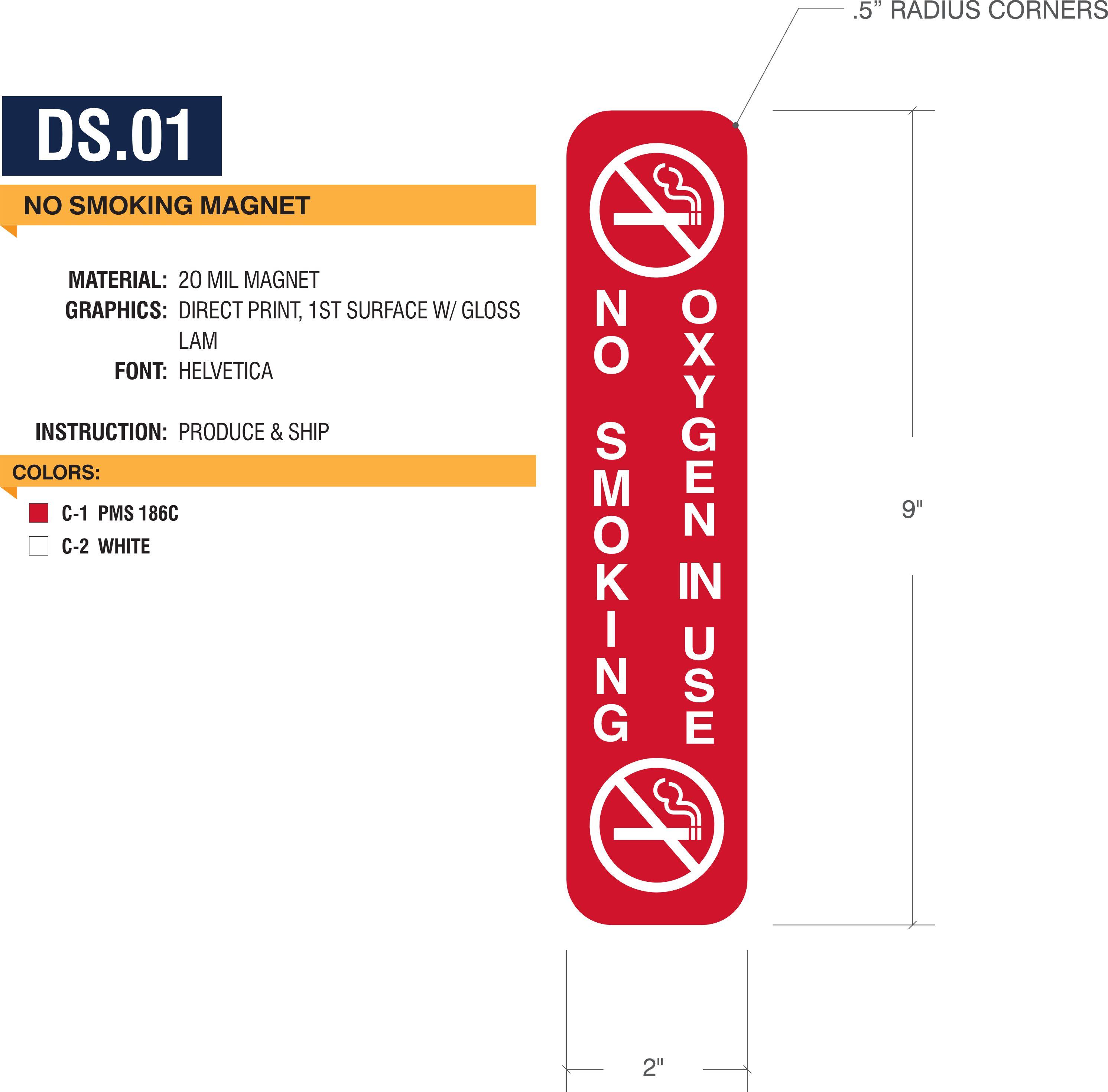 Magnetic Stop,See Nurse For Instructions Sign Red with White Letters, 2 ...