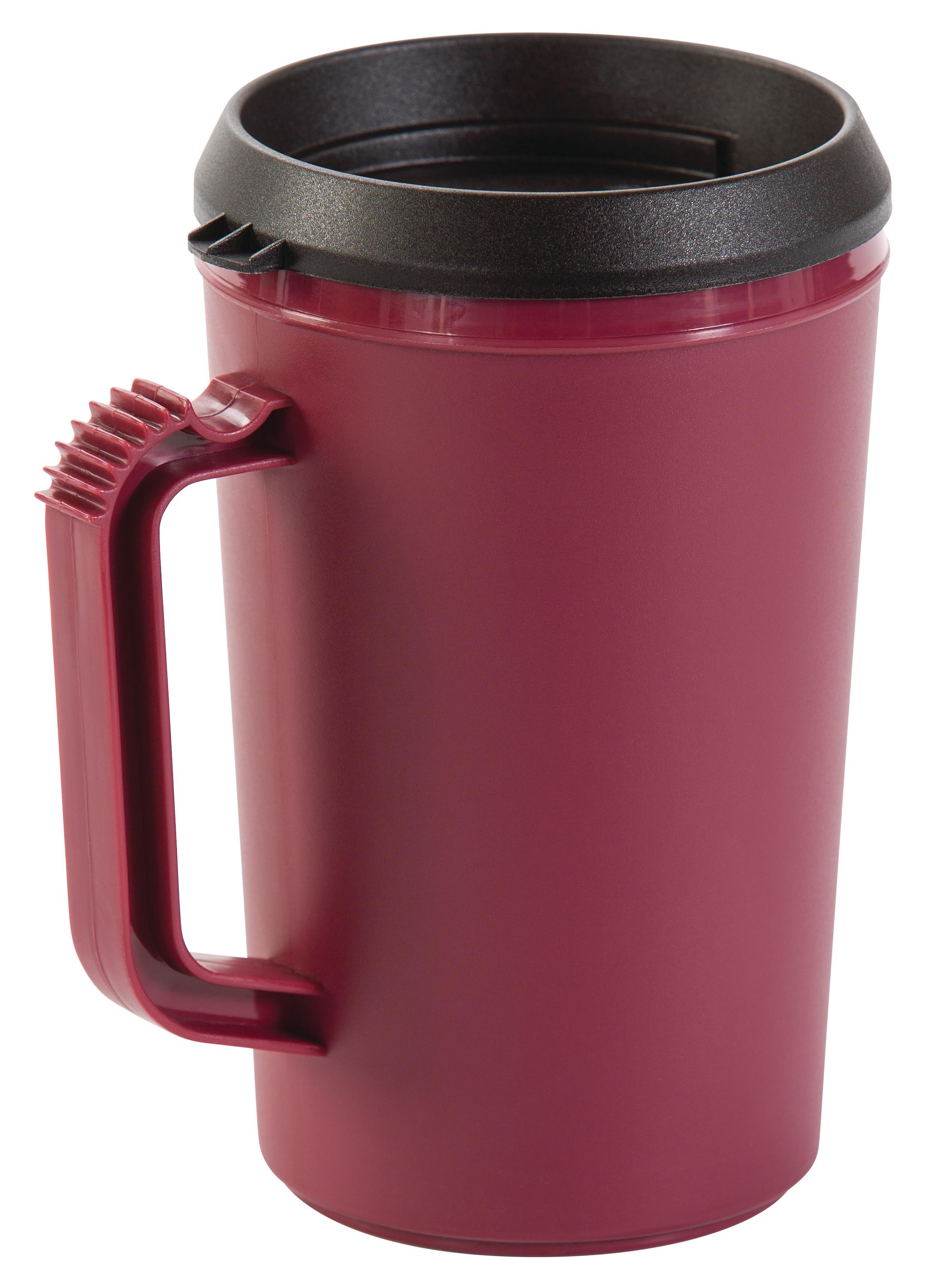 Direct Supply® 34 oz. Insulated Mug, Cranberry