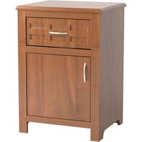 Evanston 1-Door/1-Drawer Bedside Cabinet