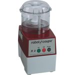 Robot Coupe Food Processor, 3 L Clear Composite Bowl (3 QT), 1725 rpm, 1 HP, 120V, 1ph